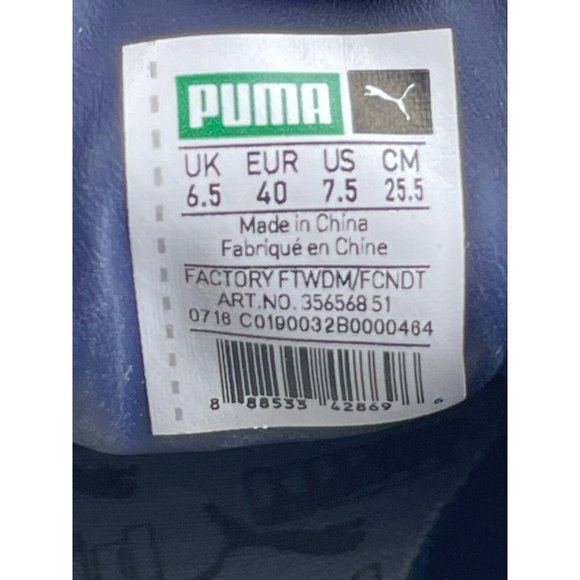 Puma Men's Classic Xxi Sneakers Blue Suede Casual Low Top Lace Up US Size 7.5 - Picture 13 of 16